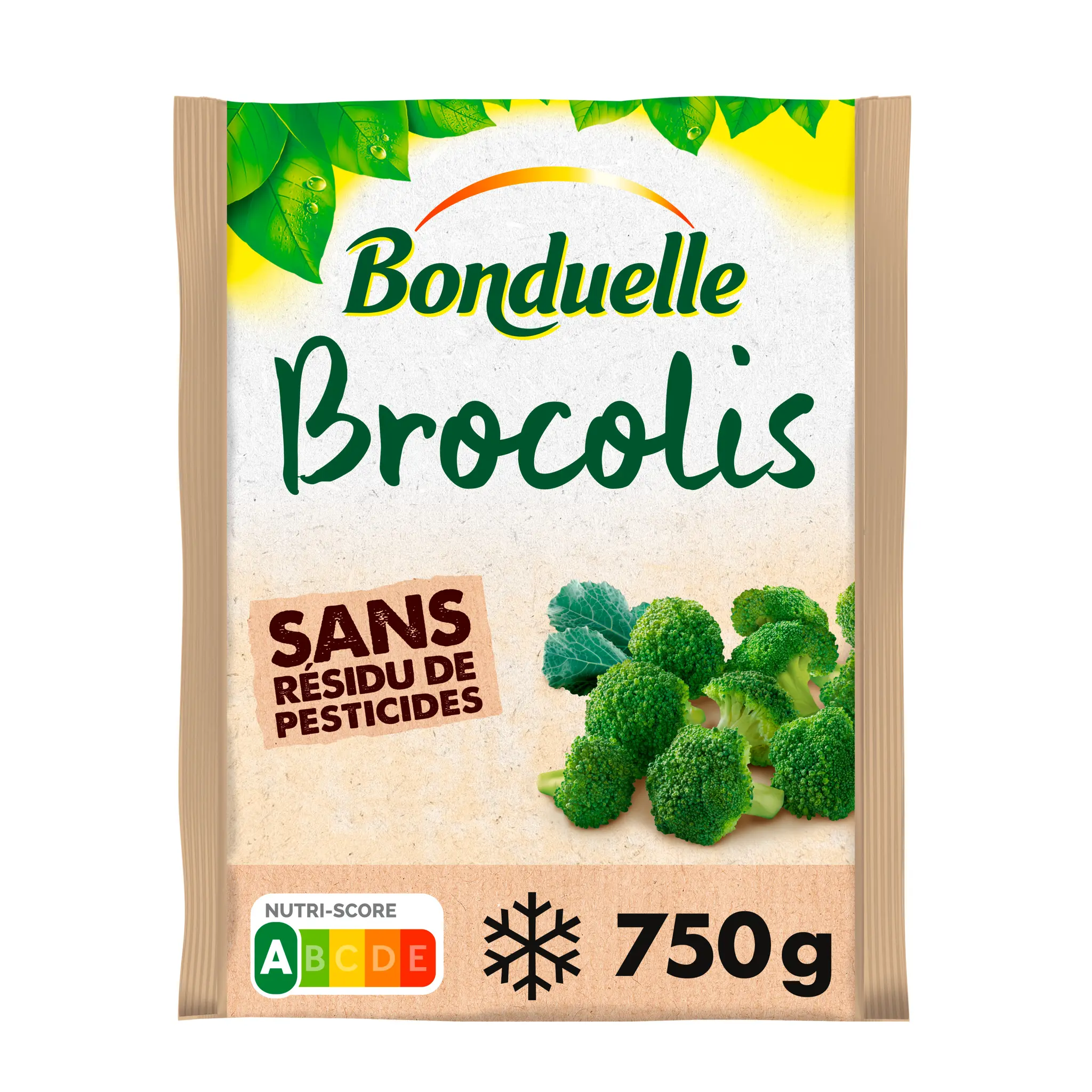BONDUELLE Brocolis en fleurettes sans résidus de pesticides