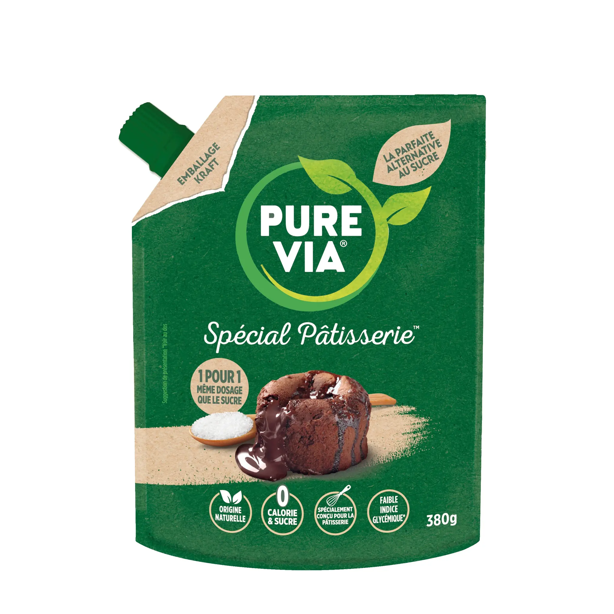 PURE VIA Spécial pâtisserie édulcorant d'origine naturelle
