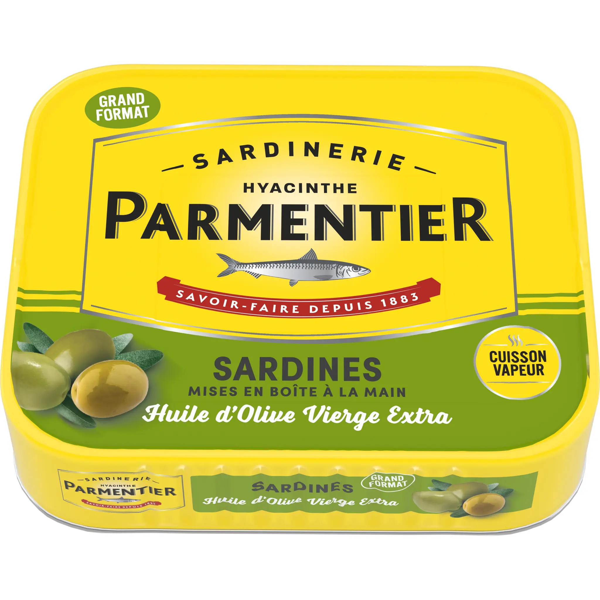 PARMENTIER Sardines à l'huile d'olive vierge extra