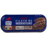 AUCHAN Filets de maquereaux blancs grillés aux 3 poivres