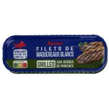 AUCHAN Filets de maquereaux blancs grillés aux herbes de Provence