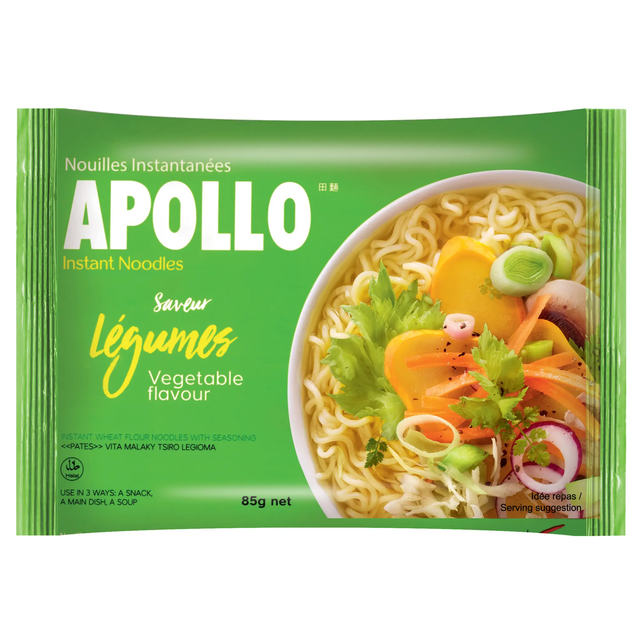 APOLLO Nouilles asiatiques instantanées aux légumes