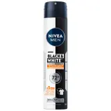 NIVEA MEN Déodorant spray 48h homme black & white invisible 5en1