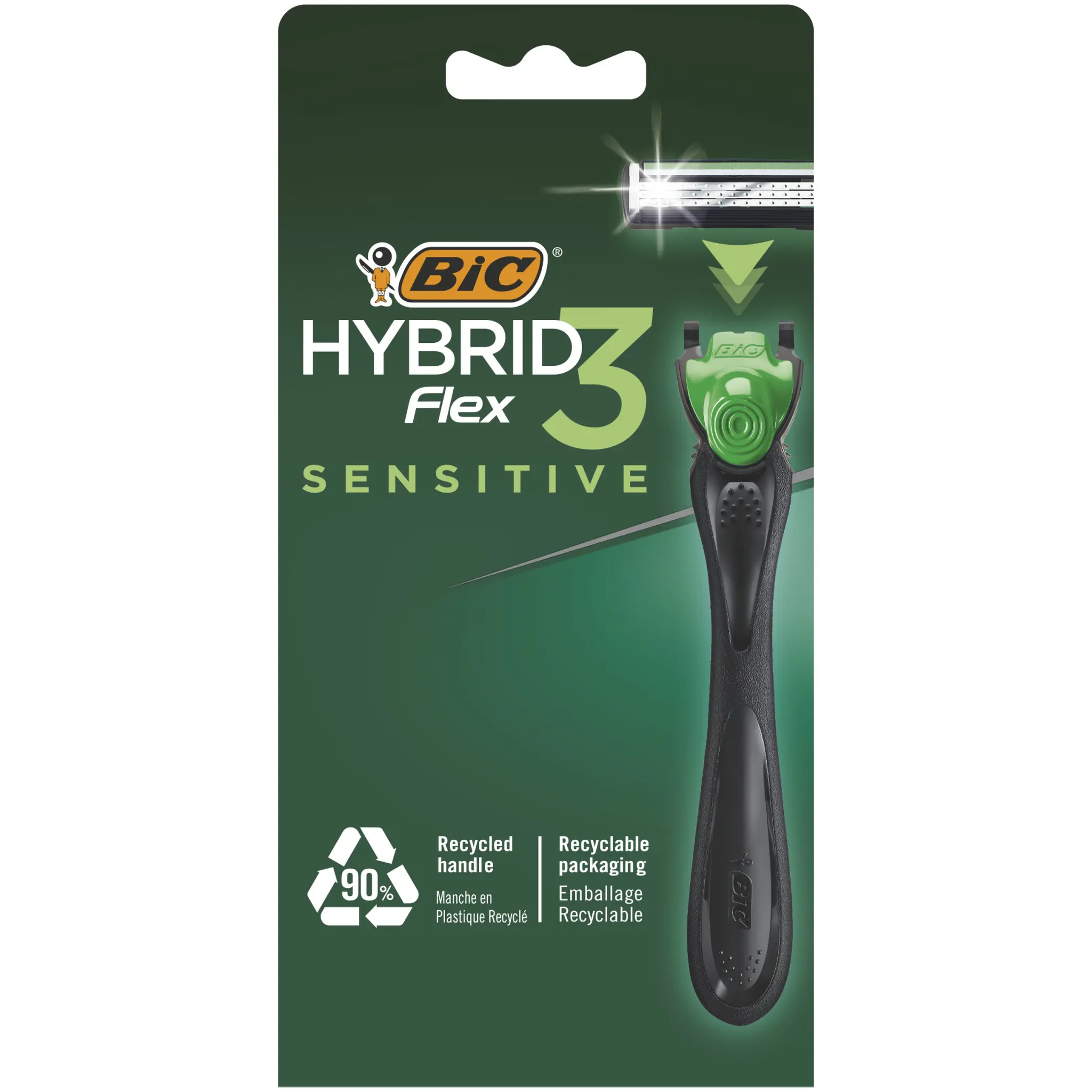 BIC Hybrid flex 3 rasoirs sensitive