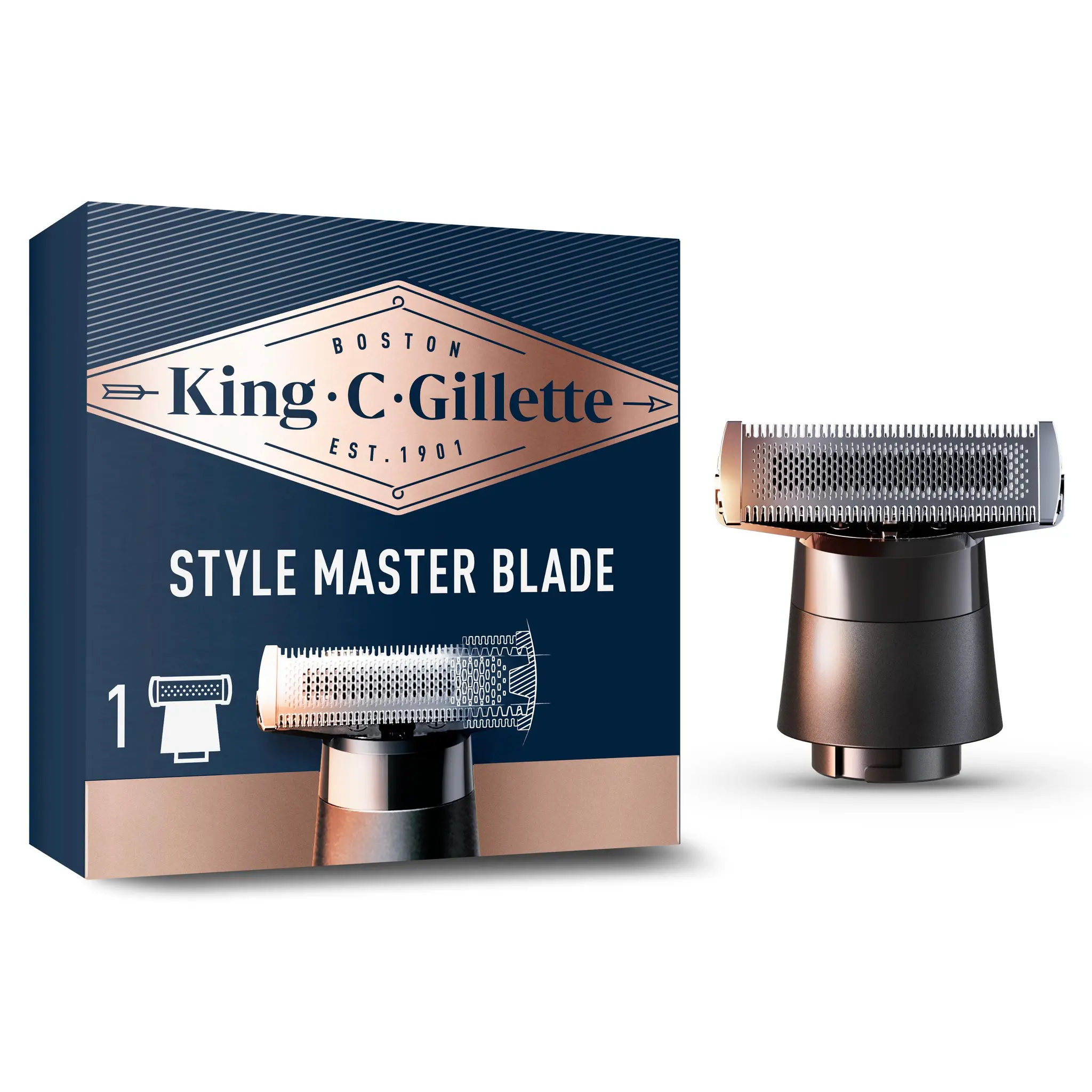 KING C GILLETTE Rasoir style master blade