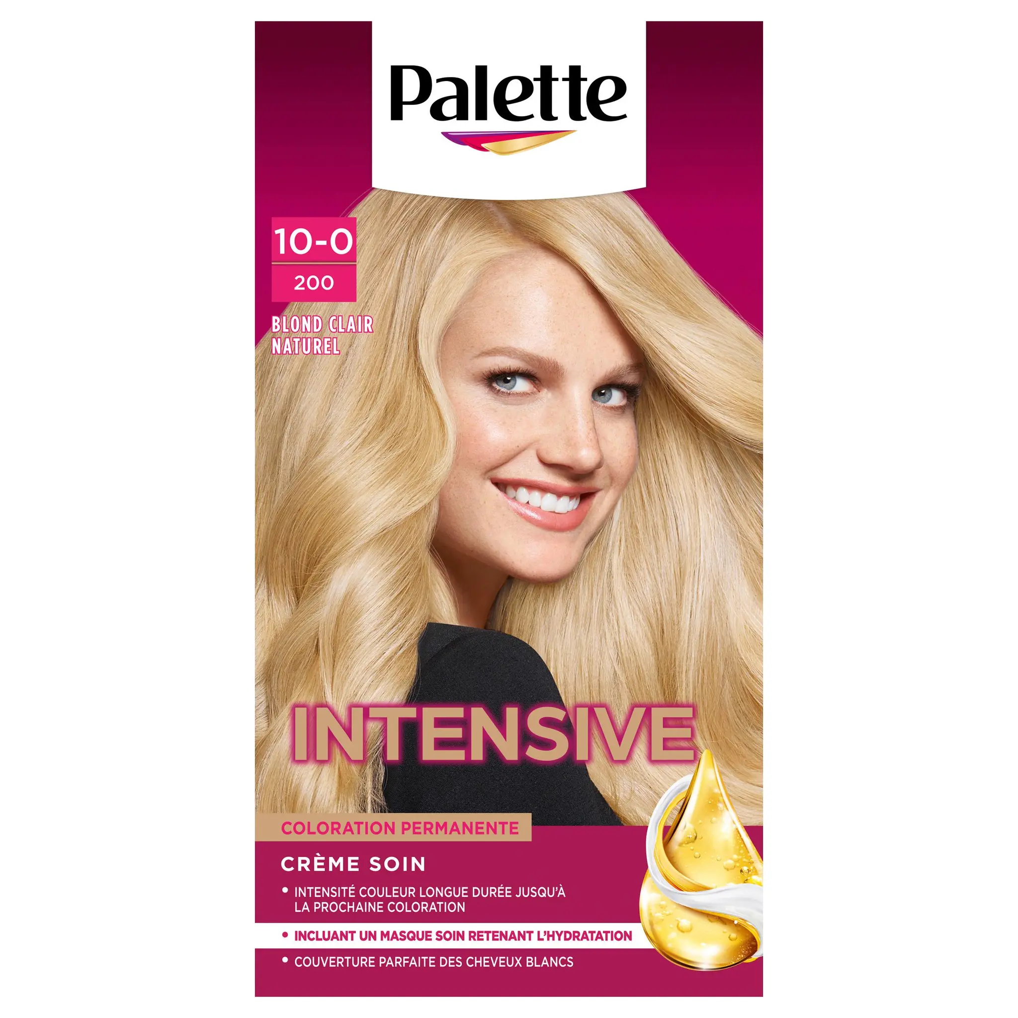 PALETTE Coloration crème soin éclaircissante 200 blond clair naturel