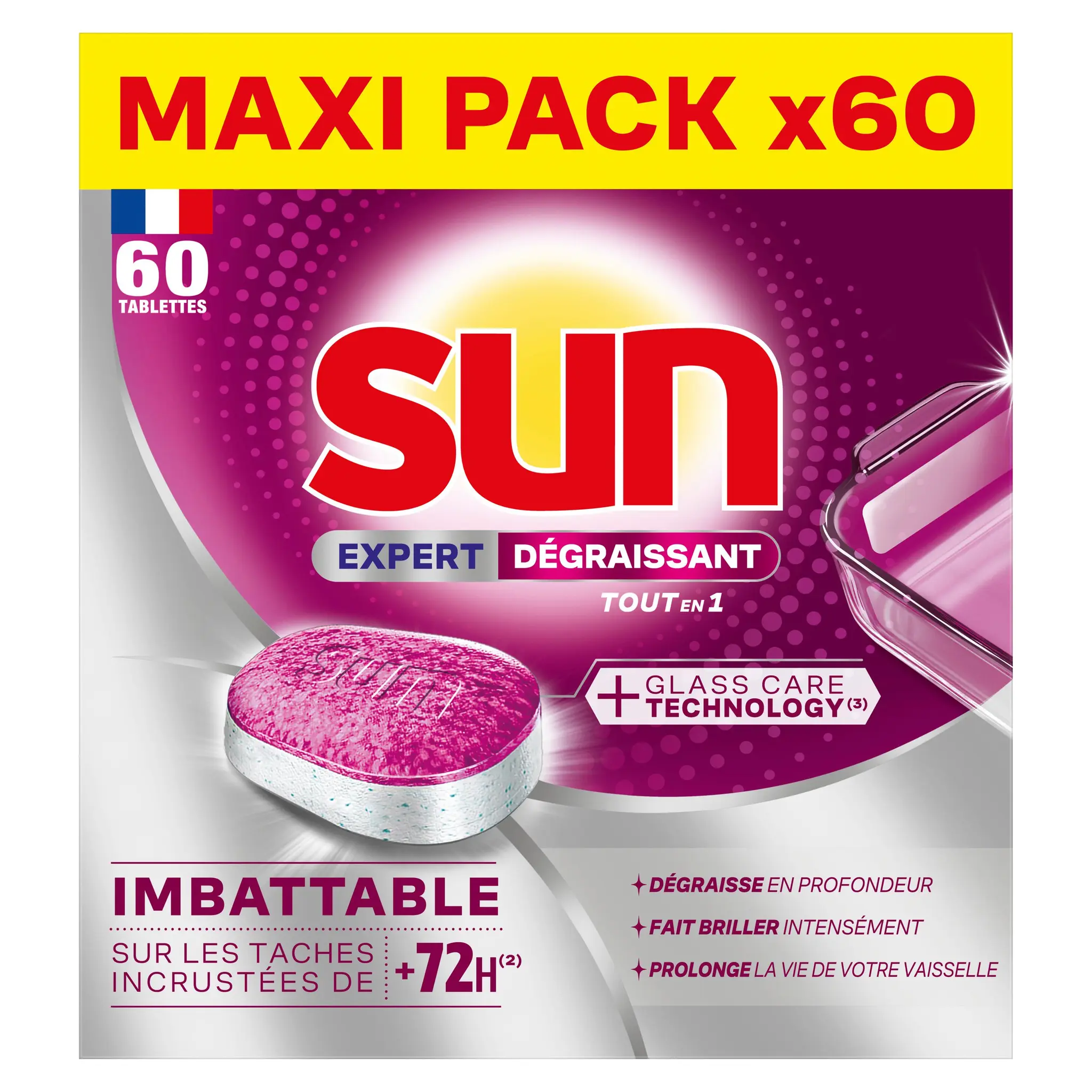 SUN Expert Plus tablettes lave-vaisselle tout en 1