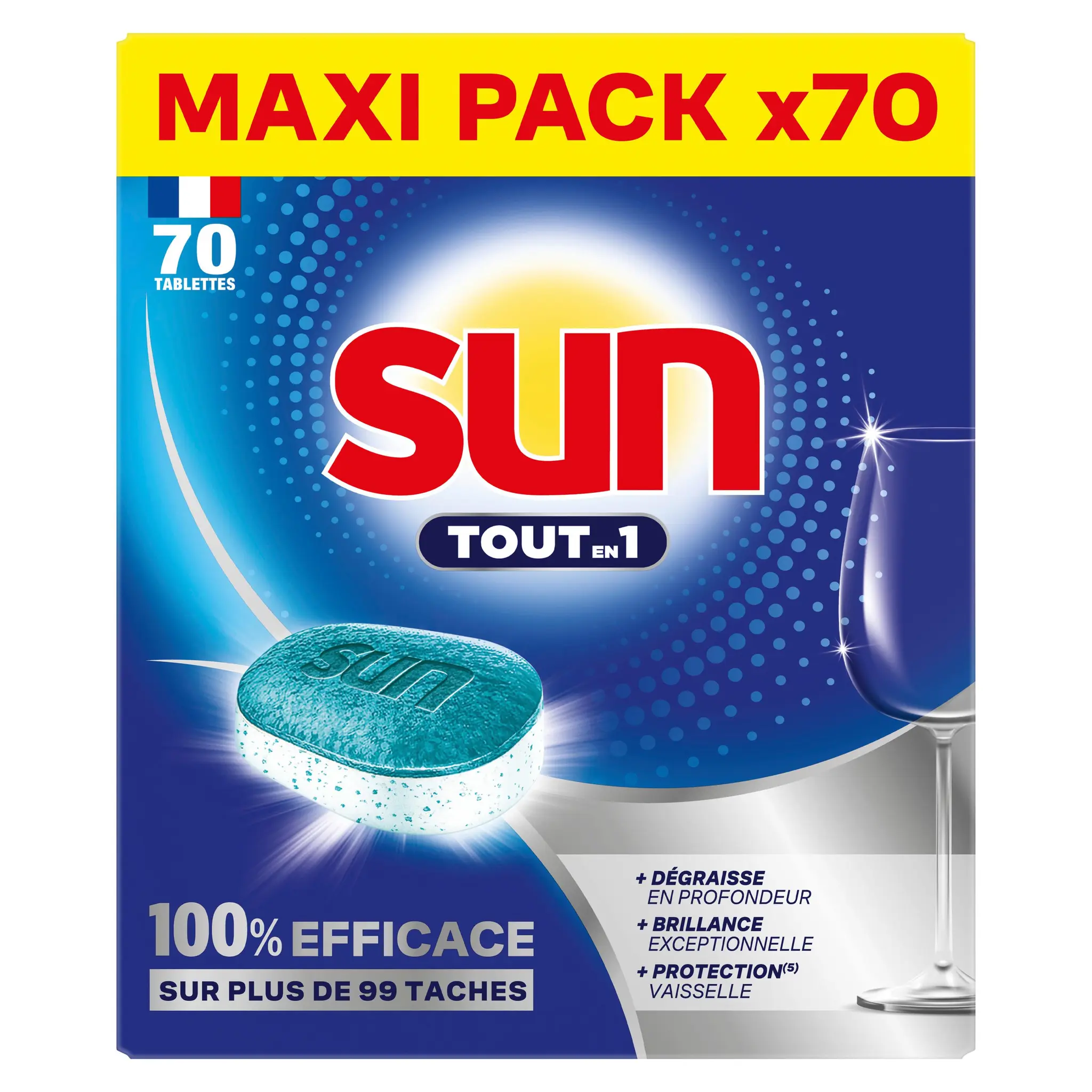 SUN Tablettes lave-vaisselle tout en 1