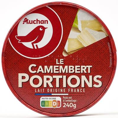 Auchan Camembert, 8 portions - 240g