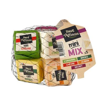 Pavé d'Affinois Minis fromages à pâte molle, 5 portions -130g
