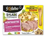 Sodebo Salade Montmartre Oeuf, Jambon, Emmental, 320g