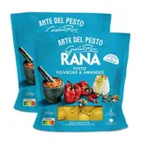 Giovanni Rana Ravioli Frais Pesto Poivron & Amandes, Lot de 2x250g