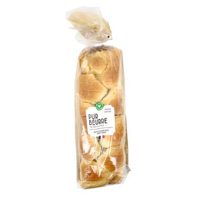 Brioches Fonteneau Brioche Tressée Tranchée Epaisse, Pur Beurre, 600g