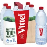 Vittel Eau minérale naturelle, 6x1L