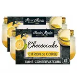 Marie Morin Cheesecake citron de Corse, Lot de 2x100g