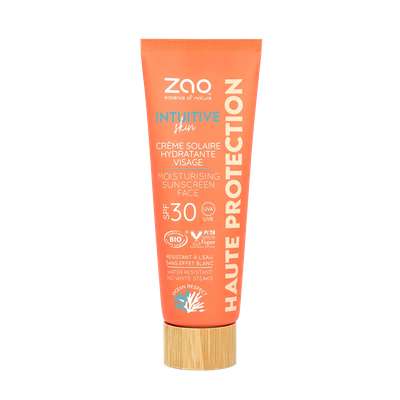 Crème solaire hydratante visage SPF30 - Ocean Respect, Zao  (30 ml)