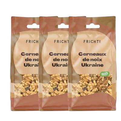 Lot de 3 x Cerneaux de noix Ukraine BIO, Frichti (125 g)