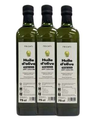 Lot de 3 x Huile d'olive vierge extra, Frichti (75 cl)