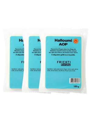 Lot de 3 x Halloumi AOP de Chypre, Frichti (180 g)