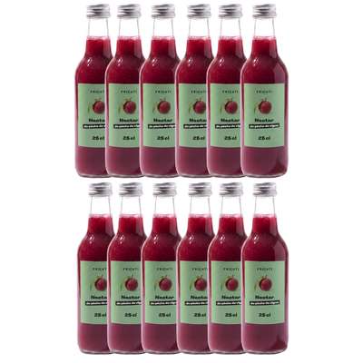 Lot de 12 x Nectar de pêche de vigne, Frichti (25 cl)