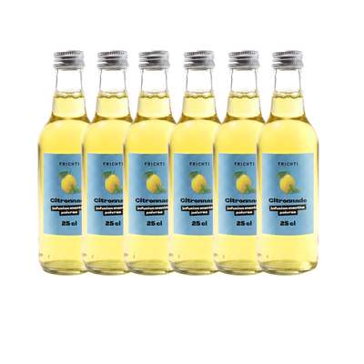 Lot de 6 x Citronnade infusion menthe poivrée, Frichti (25 cl)