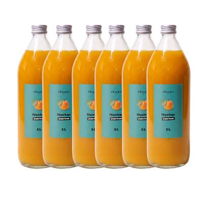 Lot de 6 x Nectar d'abricot, Frichti (1 L)