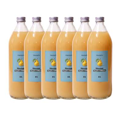 Lot de 6 x Nectar de poire William's, Frichti (1 L)