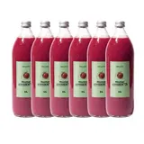 Lot de 6 x Nectar de pêche de vigne, Frichti (1 L)