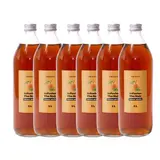 Lot de 6 x  Infusion thé noir saveur pêche, Frichti (1 L)