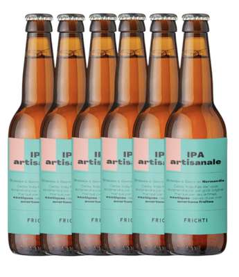 Lot de 6 x Bière IPA artisanale, Frichti (33 cl)