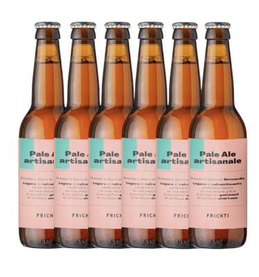 Lot de 6 x Bière Pale Ale artisanale, Frichti (33 cl)