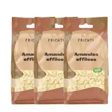 Lot de 3 x Amandes  effilées BIO, Frichti (125 g)