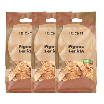 Lot de 3 x Figues Lerida BIO, Frichti (125 g)