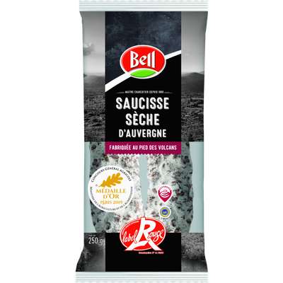 Saucisse sèche d'Auvergne IGP Label Rouge, Bell (250 g)