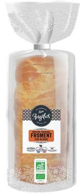 Brioche au froment tranchée BIO, L'Angelus (500 g)