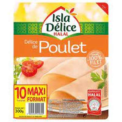Délice de poulet halal, Isla Délice (x 10, 300 g)