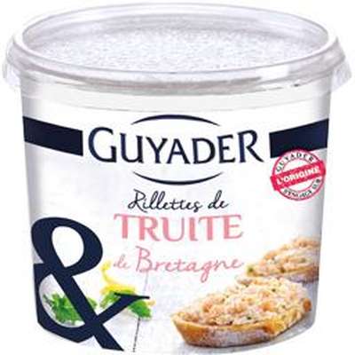 Rillettes de truite de Bretagne, Guyader (120 g)