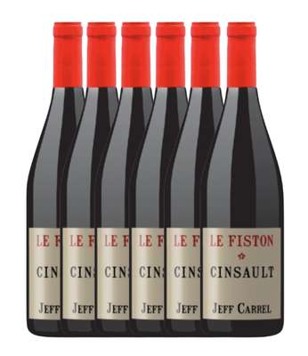 Le Fiston - Cinsault , IGP Terres du Midi, Jeff Carrel (75 cl, caisse de 6)