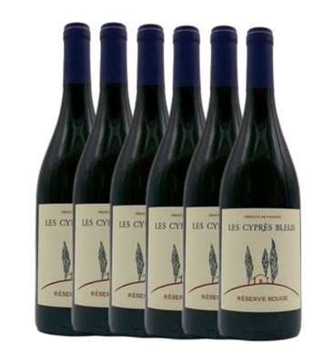Les Cyprès Bleus, Vin de France, Jeff Carrel (75 cl, caisse de 6)