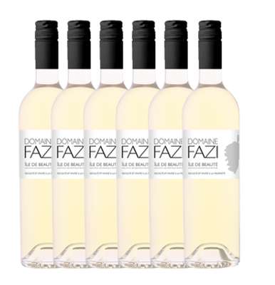 Vin blanc Ile de Beauté IGP Domaine Fazi 2021 (75 cl, caisse de 6)