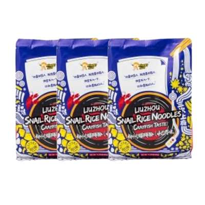 Lot de 3 x Luosifen (Saveur Écrevisse), Haohuanluo (320 g)