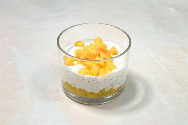 Yaourt coco, chia & mangue-passion, Frichti (135 g)