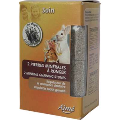 Bloc minéral pour rongeur, Aimé (200 g)