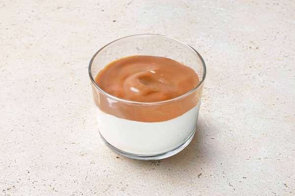 Fromage blanc & coulis caramel, Frichti (125 g)