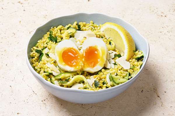 Bowl de boulghour, œuf mollet & courgette marinée, Frichti (360 g)