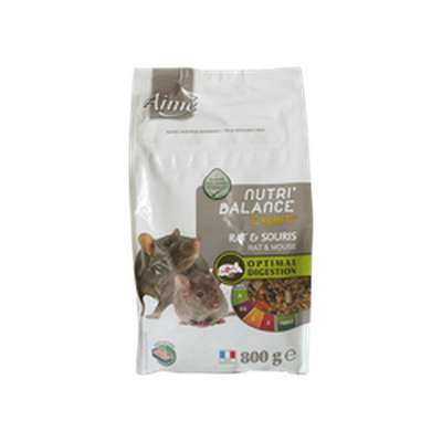 Aliment rat et souris nutri'balance, Aimé (800 g)