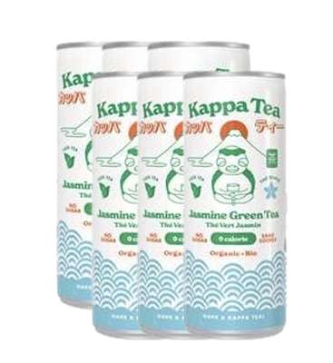 Lot de 6 x Thé vert jasmin BIO, KappaTea (25 cl)