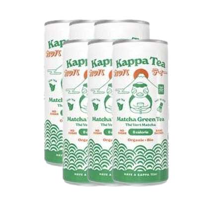 Lot de 6 x Thé vert matcha BIO, KappaTea (25 cl)