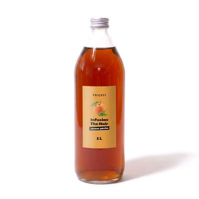Infusion thé noir saveur pêche, Frichti (1 L)