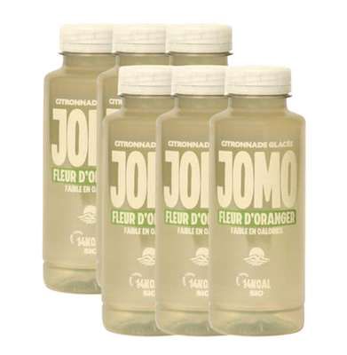 Lot de 6 x Citronnade glacée Fleur d'Oranger BIO, Jomo (35 cl)